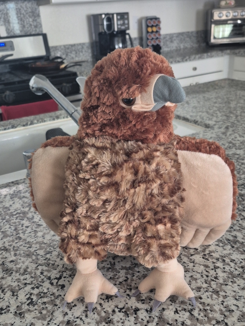Plush Brown Eagle Stuffed Animal - Brand: